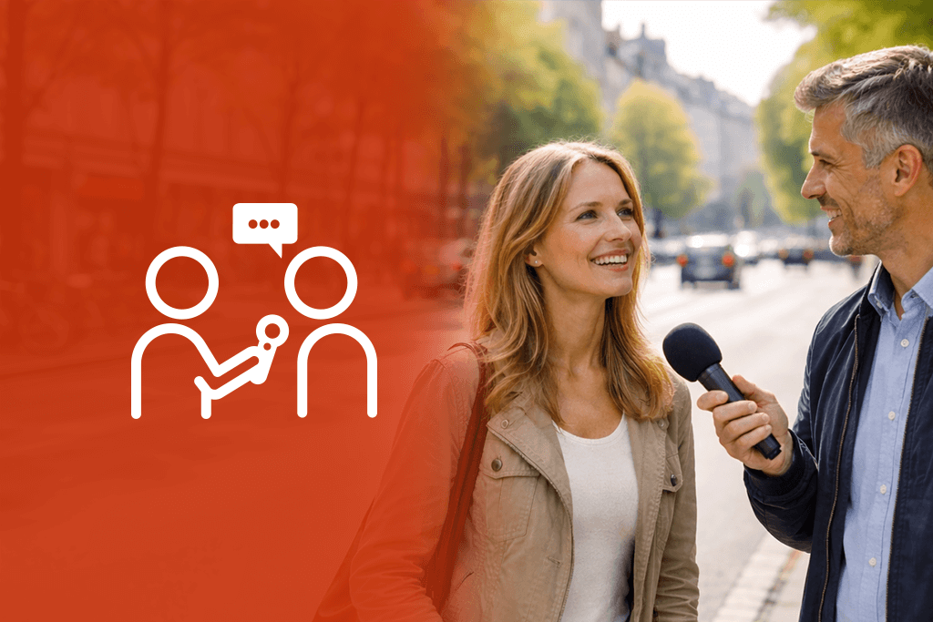 Vox Pop: Spontane Kurzinterviews schaffen ein Stimmungsbild